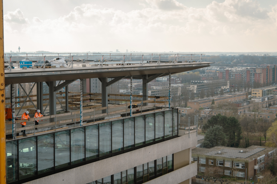 Dakopbouw Slotervaart Centrum voor Zorg Amsterdam